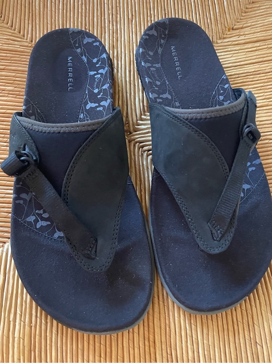 Merrell Shoes - Merrell Terran Post II Thong Sandals Senise Black Gray Womens 8 UK 6 EU 39
